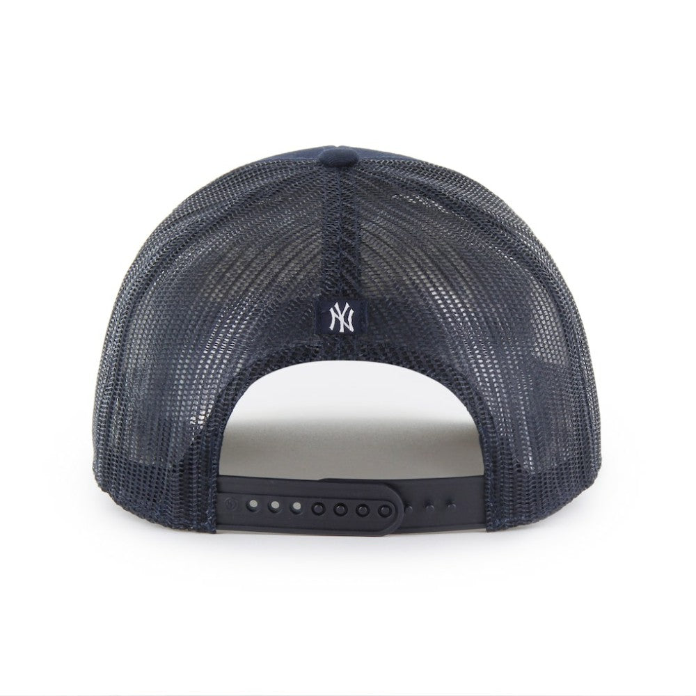 New York Yankees Garner Trucker Adjustable Hat Navy