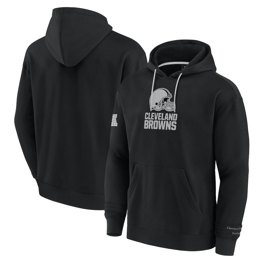 Cleveland Browns Elements Pace Pullover Hoodie - Black on sale
