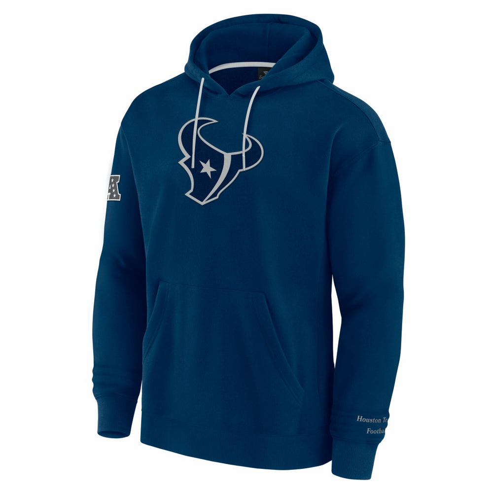Houston Texans Elements Pace Pullover Hoodie - Navy sale