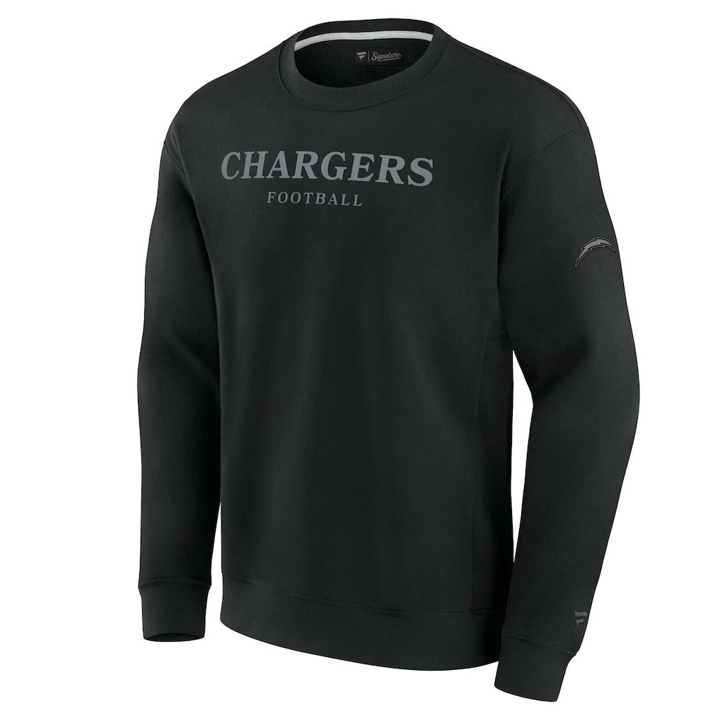 Los Angeles Chargers Unisex Elements Unlimited Fleece Pullover Sweatshirt - Black outlet