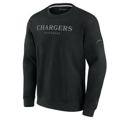 Los Angeles Chargers Unisex Elements Unlimited Fleece Pullover Sweatshirt - Black outlet