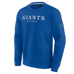 New York Giants Unisex Elements Unlimited Fleece Pullover Sweatshirt - Royal for sale