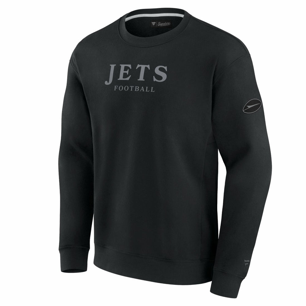 New York Jets Unisex Elements Unlimited Fleece Pullover Sweatshirt - Black for sale