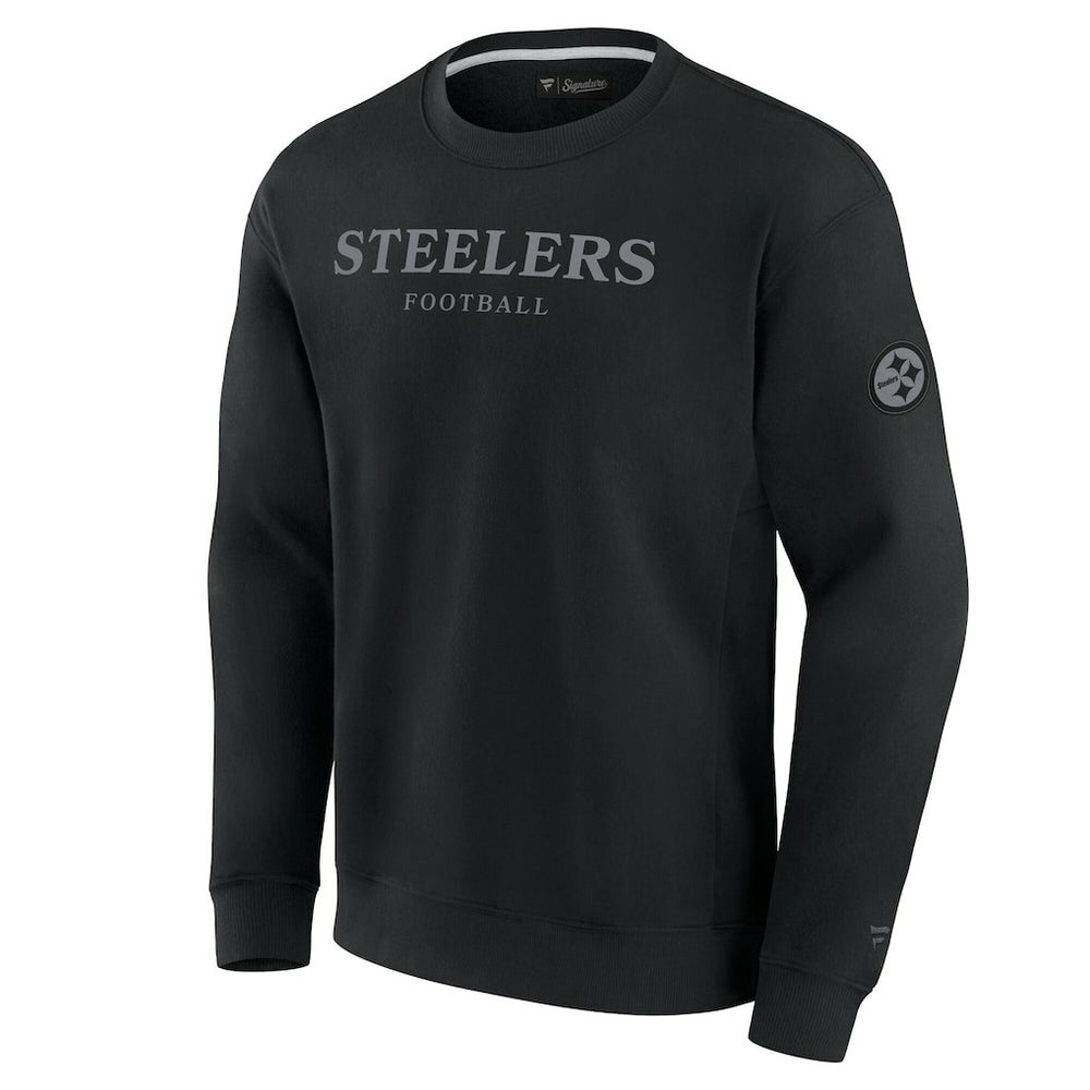 Pittsburgh Steelers Unisex Elements Unlimited Fleece Pullover Sweatshirt - Black outlet