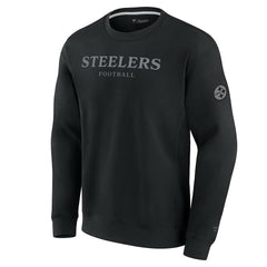 Pittsburgh Steelers Unisex Elements Unlimited Fleece Pullover Sweatshirt - Black outlet