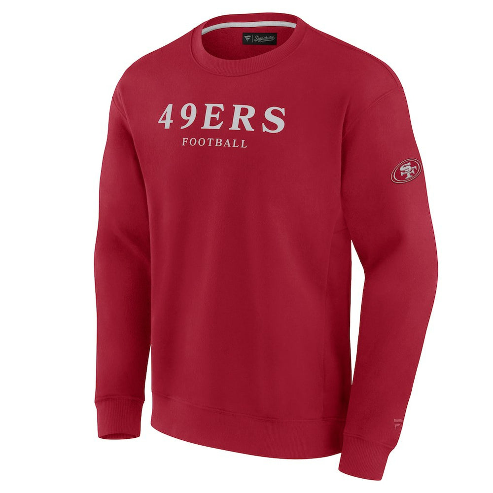 San Francisco 49ers Unisex Elements Unlimited Fleece Pullover Sweatshirt - Scarlet discount