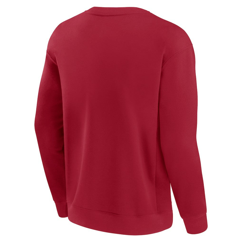 San Francisco 49ers Unisex Elements Unlimited Fleece Pullover Sweatshirt - Scarlet discount