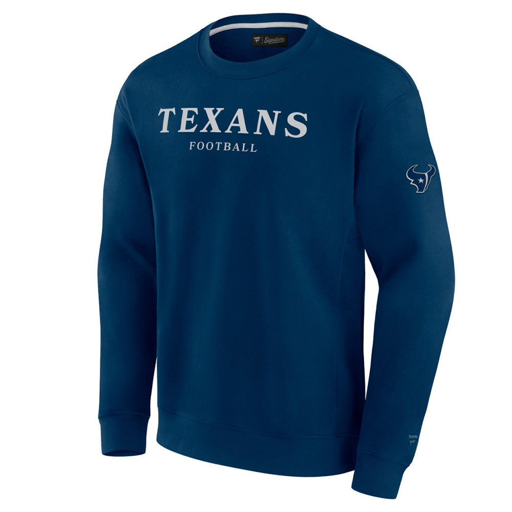 Houston Texans Unisex Elements Unlimited Fleece Pullover Sweatshirt - Navy outlet