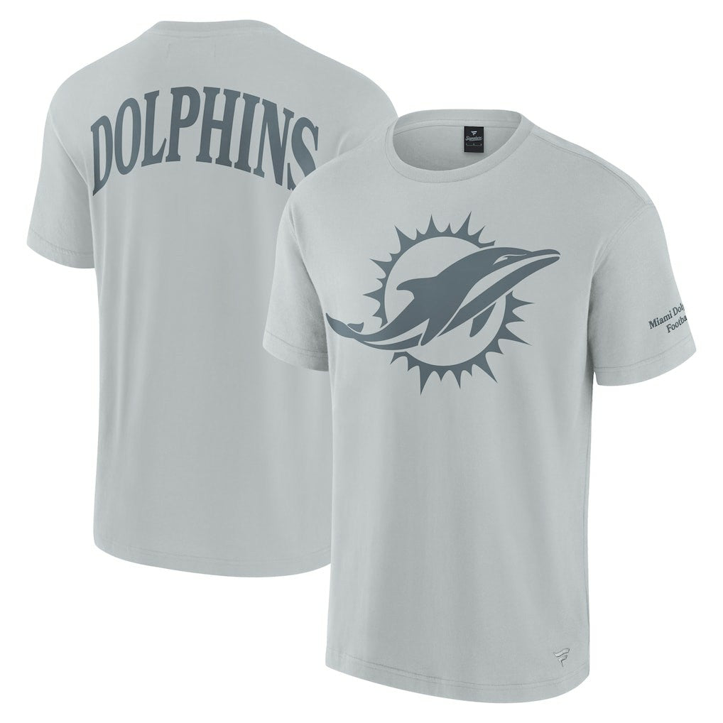 Miami Dolphins Unisex Elements Iconic T-Shirt - Gray online