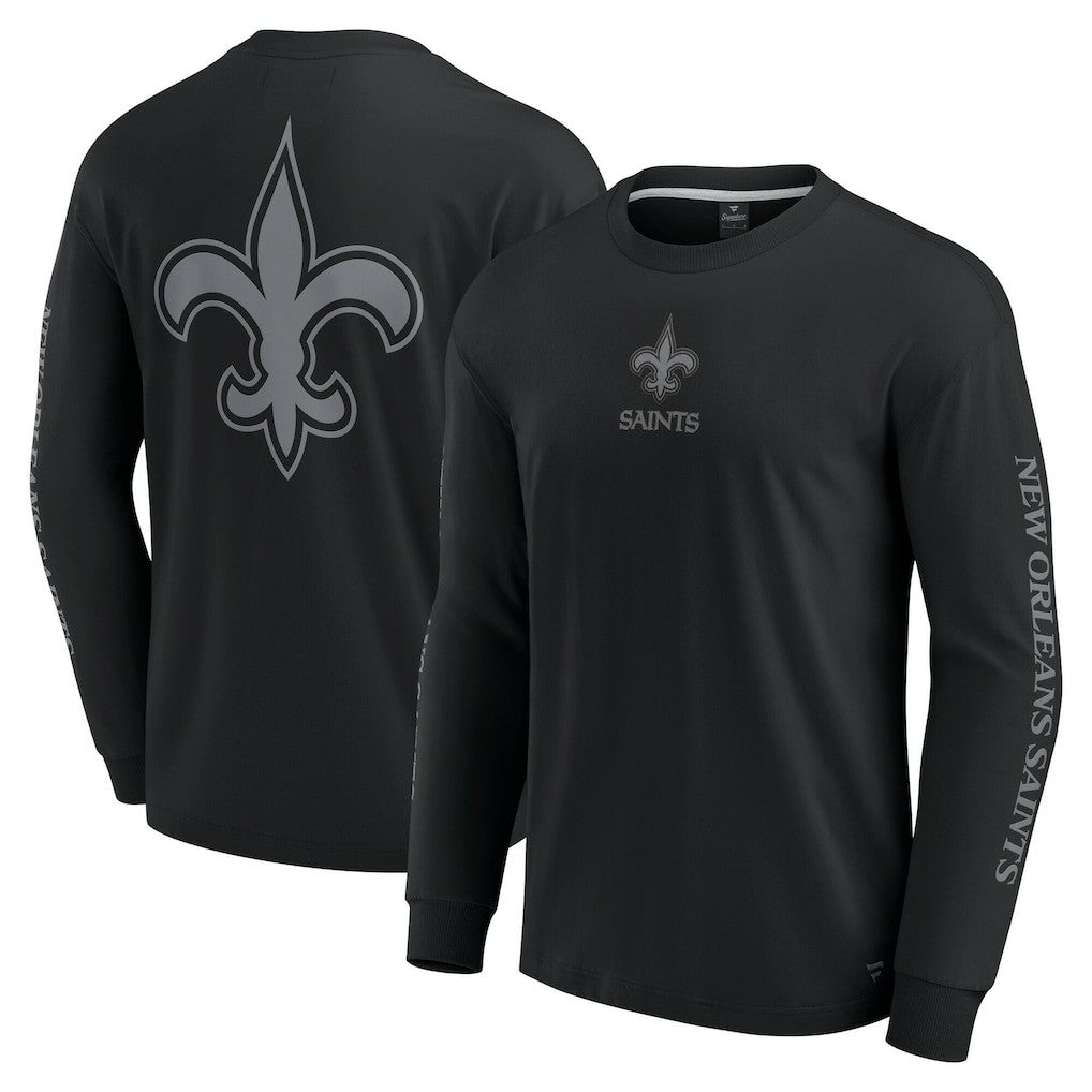New Orleans Saints Unisex Elements Strive Long Sleeve T-Shirt - Black online