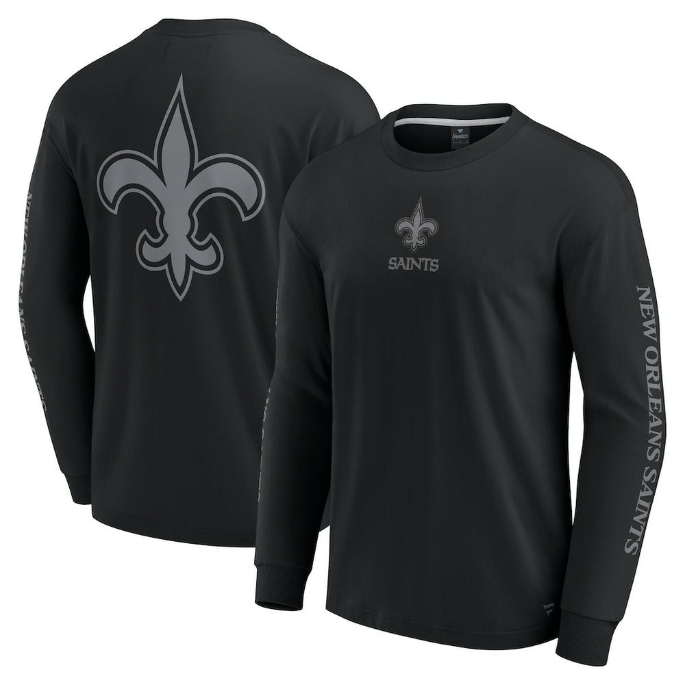 New Orleans Saints Unisex Elements Strive Long Sleeve T-Shirt - Black online