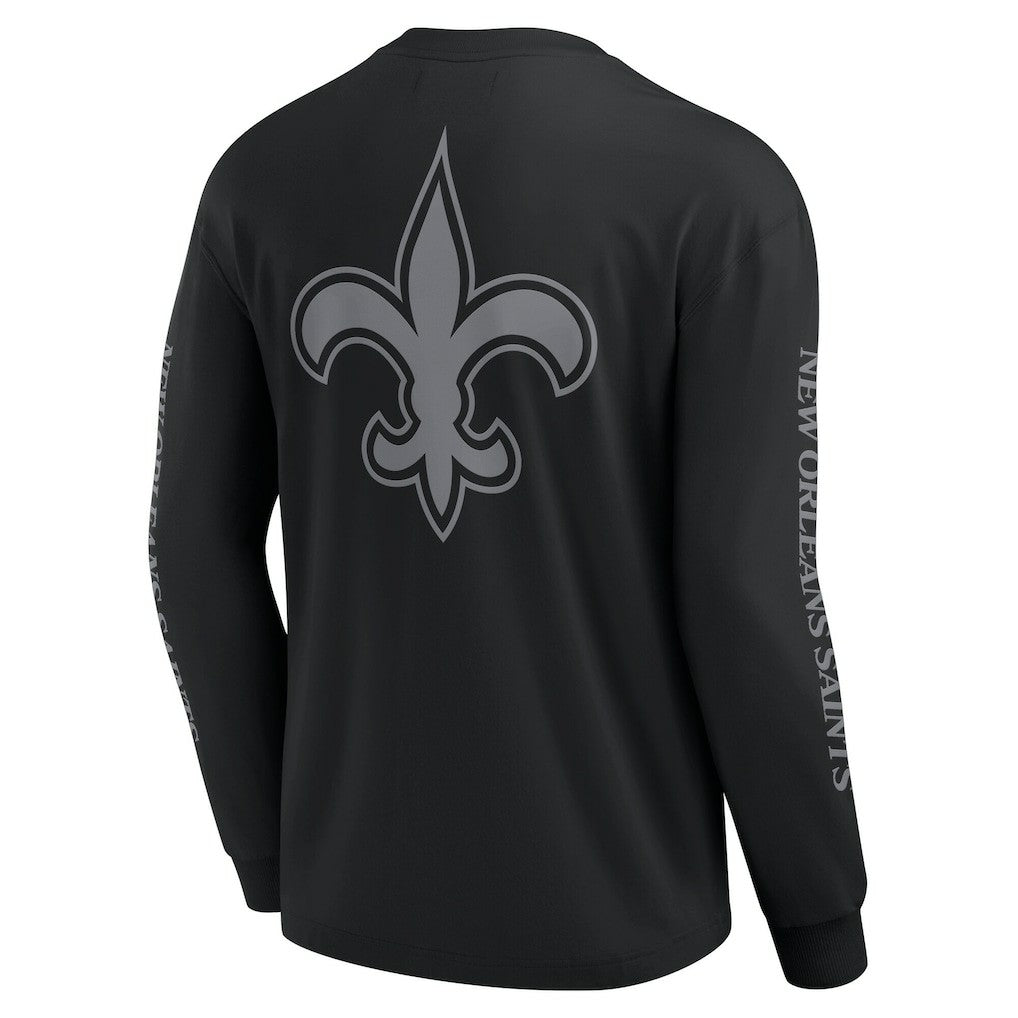 New Orleans Saints Unisex Elements Strive Long Sleeve T-Shirt - Black online