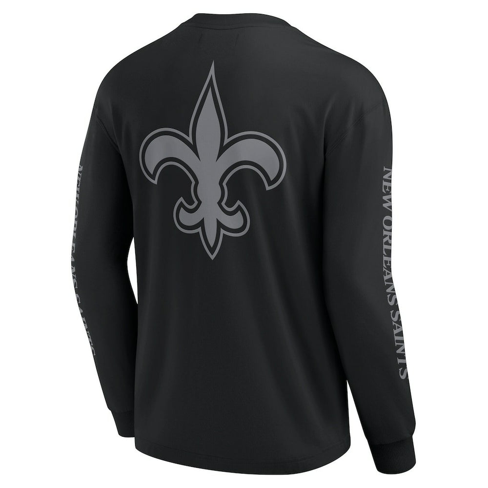 New Orleans Saints Unisex Elements Strive Long Sleeve T-Shirt - Black online
