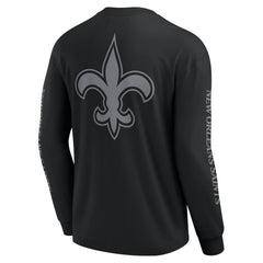 New Orleans Saints Unisex Elements Strive Long Sleeve T-Shirt - Black online