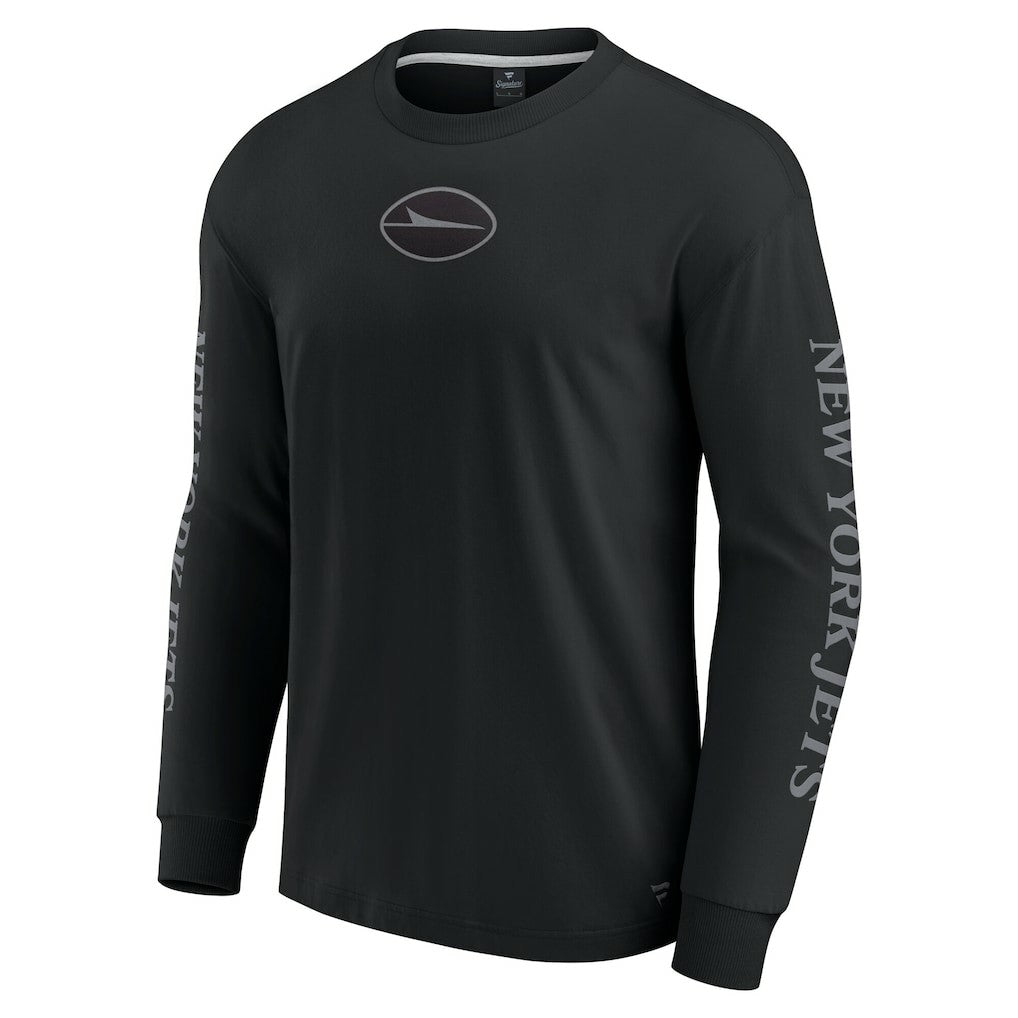 New York Jets Unisex Elements Strive Long Sleeve T-Shirt - Black on sale