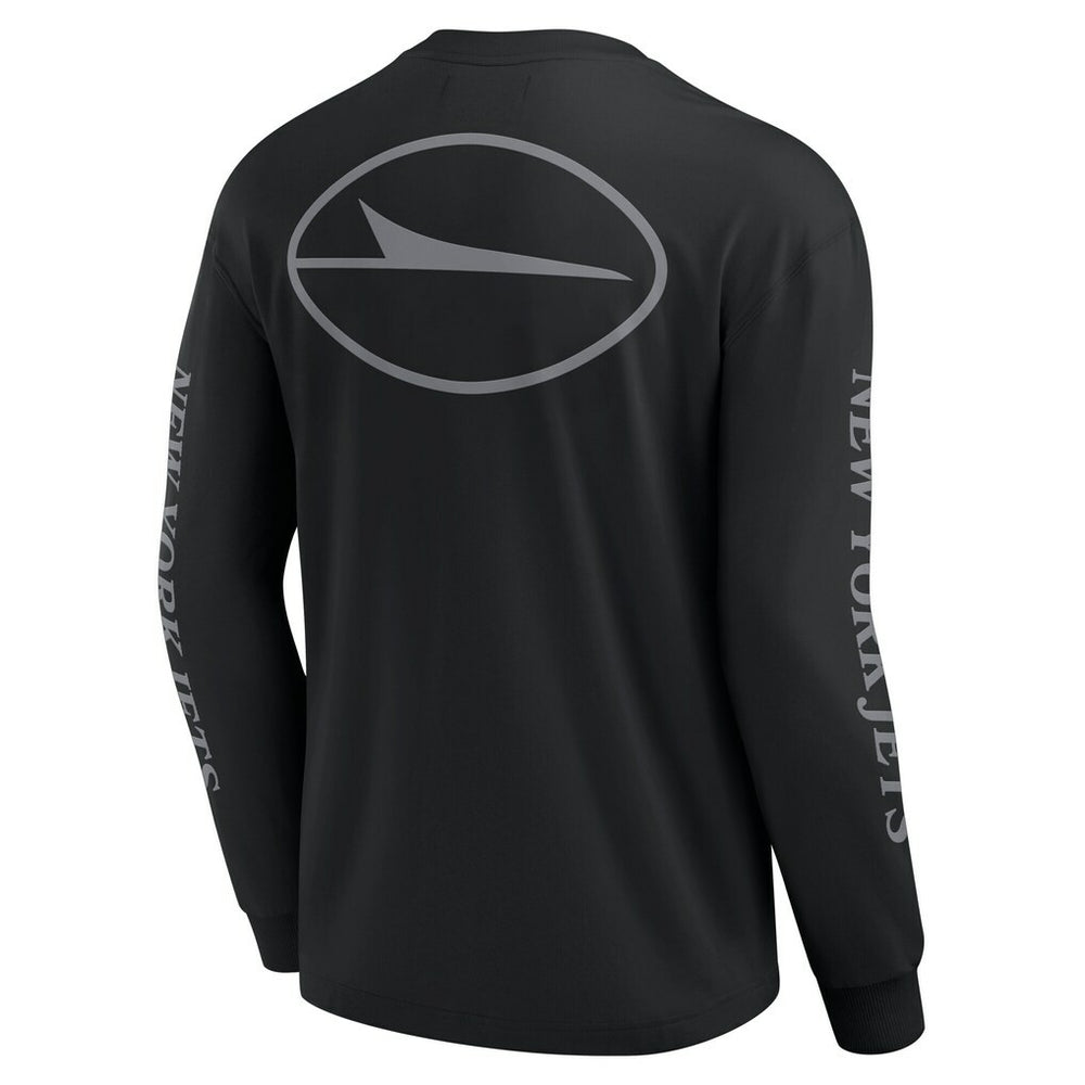 New York Jets Unisex Elements Strive Long Sleeve T-Shirt - Black on sale