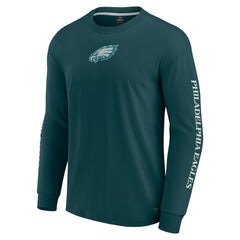 Philadelphia Eagles Unisex Elements Strive Long Sleeve T-Shirt - Midnight Green for sale