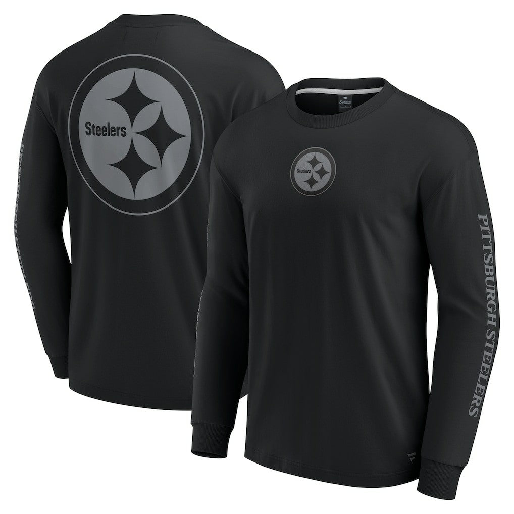 Pittsburgh Steelers Unisex Elements Strive Long Sleeve T-Shirt - Black sale