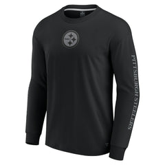 Pittsburgh Steelers Unisex Elements Strive Long Sleeve T-Shirt - Black sale