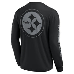 Pittsburgh Steelers Unisex Elements Strive Long Sleeve T-Shirt - Black sale