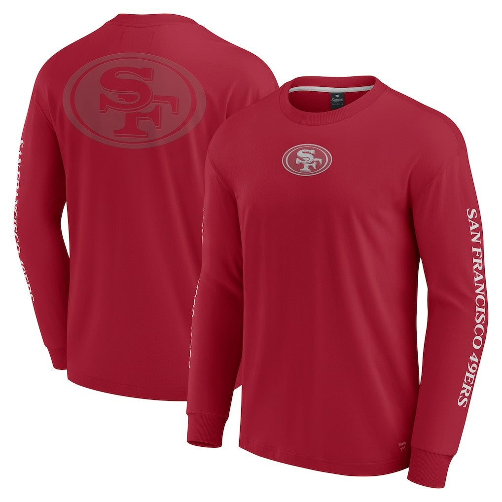 San Francisco 49ers Unisex Elements Strive Long Sleeve T-Shirt - Scarlet sale