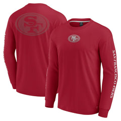 San Francisco 49ers Unisex Elements Strive Long Sleeve T-Shirt - Scarlet sale