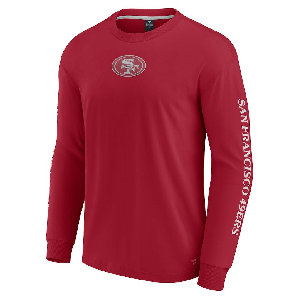 San Francisco 49ers Unisex Elements Strive Long Sleeve T-Shirt - Scarlet sale