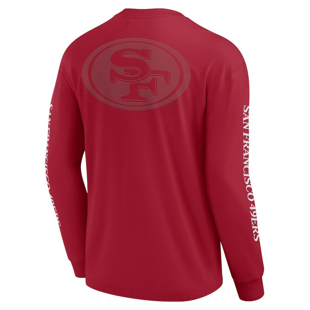 San Francisco 49ers Unisex Elements Strive Long Sleeve T-Shirt - Scarlet sale