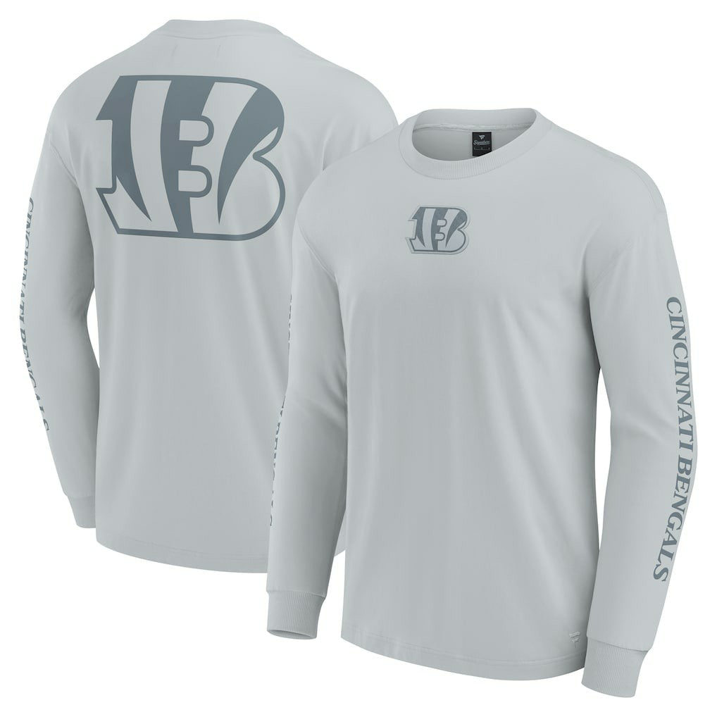 Cincinnati Bengals Unisex Elements Strive Long Sleeve T-Shirt - Gray for sale