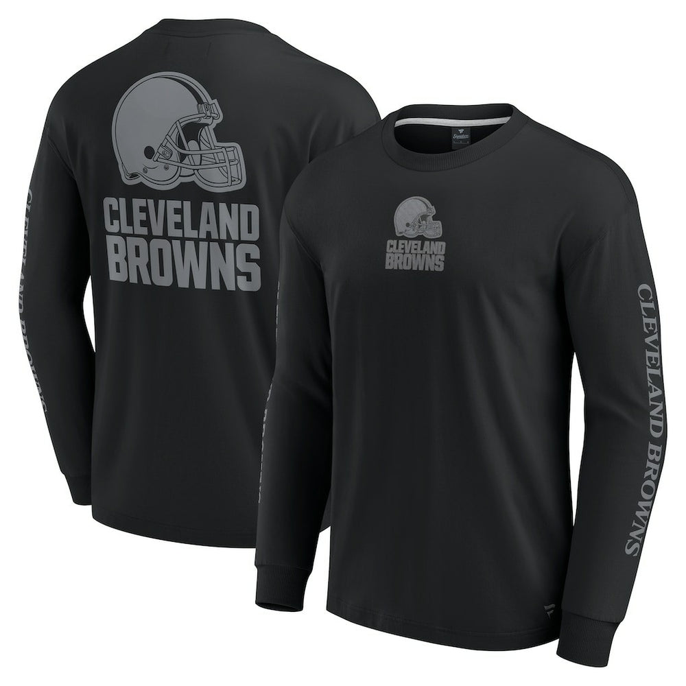 Cleveland Browns Unisex Elements Strive Long Sleeve T-Shirt - Black outlet