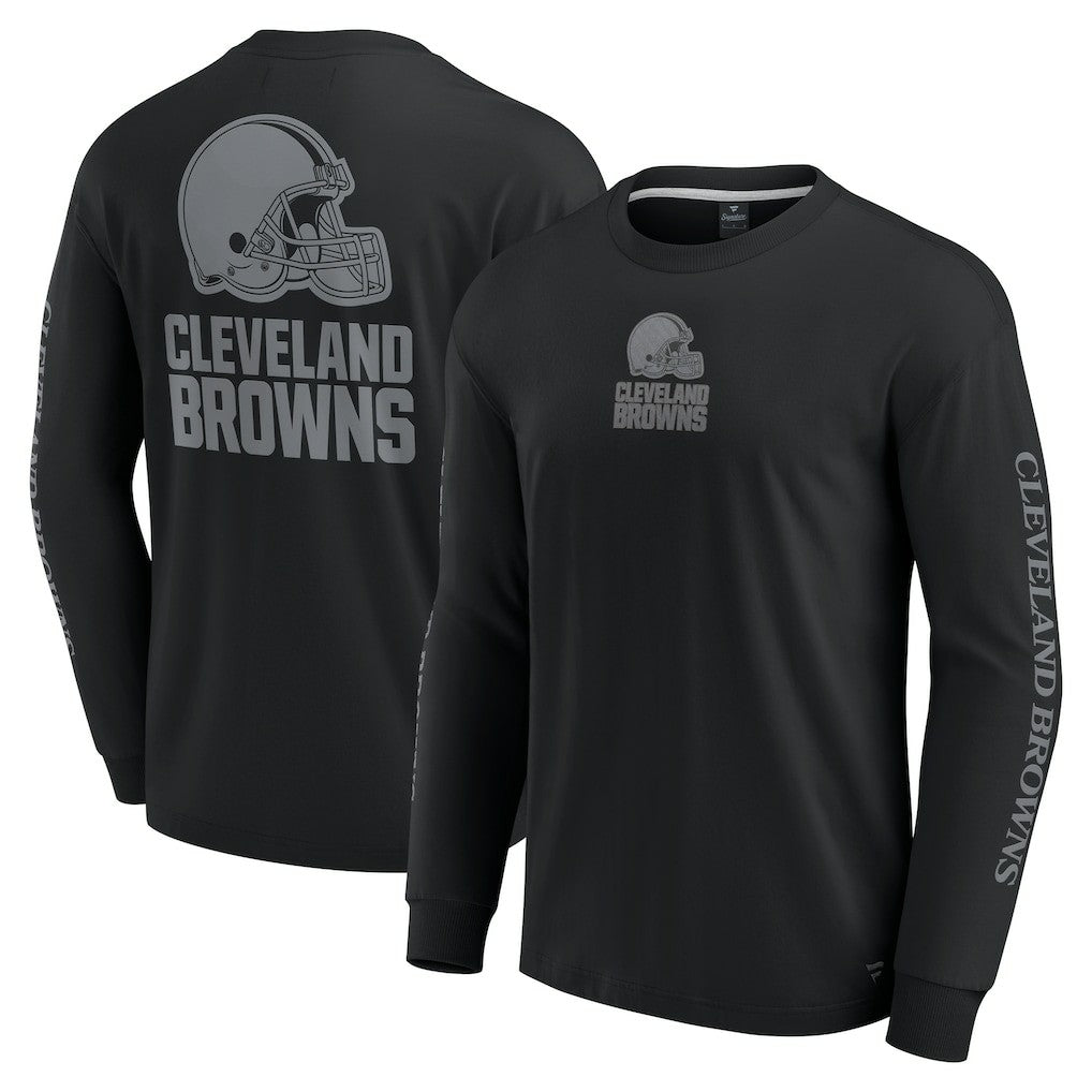 Cleveland Browns Unisex Elements Strive Long Sleeve T-Shirt - Black outlet