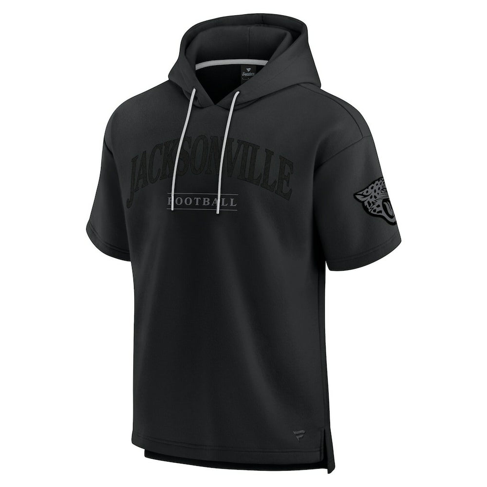 Jacksonville Jaguars Unisex Elements Ready Short Sleeve Pullover Hoodie - Black for sale