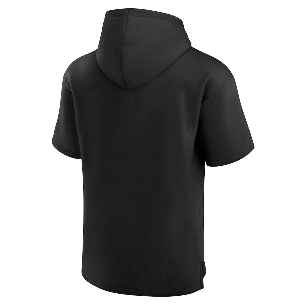 Los Angeles Chargers Unisex Elements Ready Short Sleeve Pullover Hoodie - Black sale