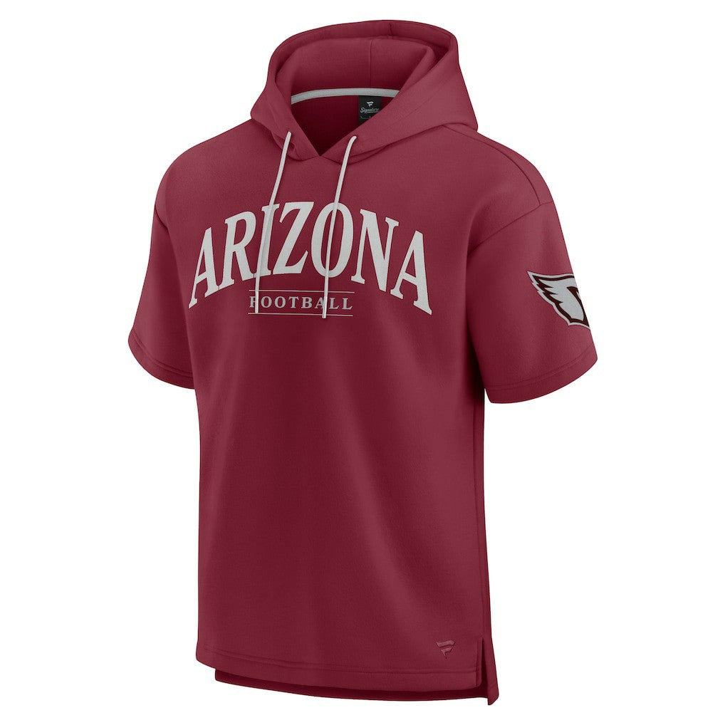 Arizona Cardinals Unisex Elements Ready Short Sleeve Pullover Hoodie - Cardinal sale
