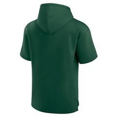 Green Bay Packers Unisex Elements Ready Short Sleeve Pullover Hoodie - Green for sale