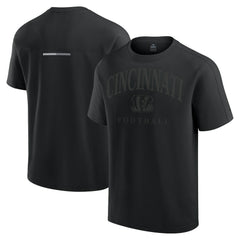 Cincinnati Bengals Unisex Elements Flex Tri-Blend T-Shirt - Black sale