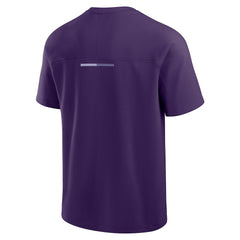Baltimore Ravens Unisex Elements Flex Tri-Blend T-Shirt - Purple outlet