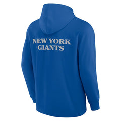 New York Giants Elements Blaze Tri-Blend Long Sleeve Hoodie T-Shirt - Royal cheap