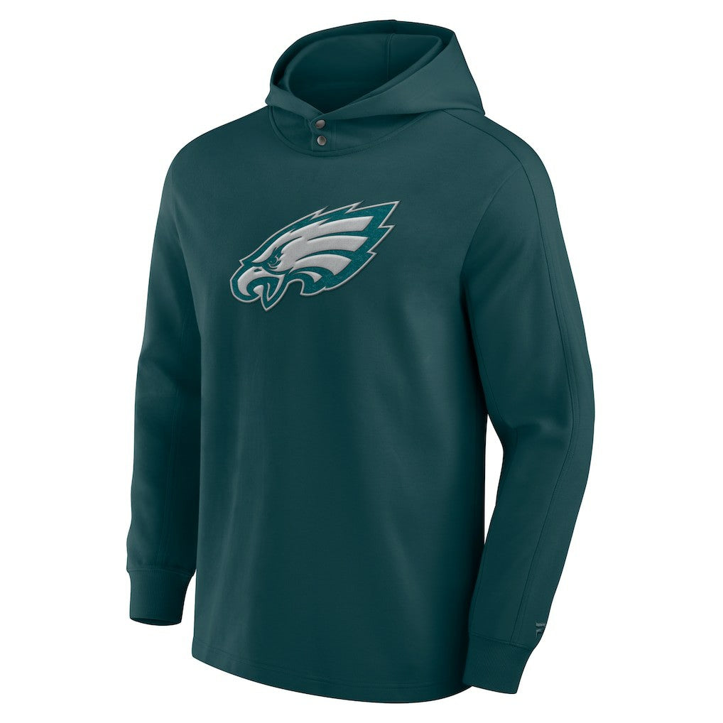Philadelphia Eagles Elements Blaze Tri-Blend Long Sleeve Hoodie T-Shirt - Midnight Green outlet