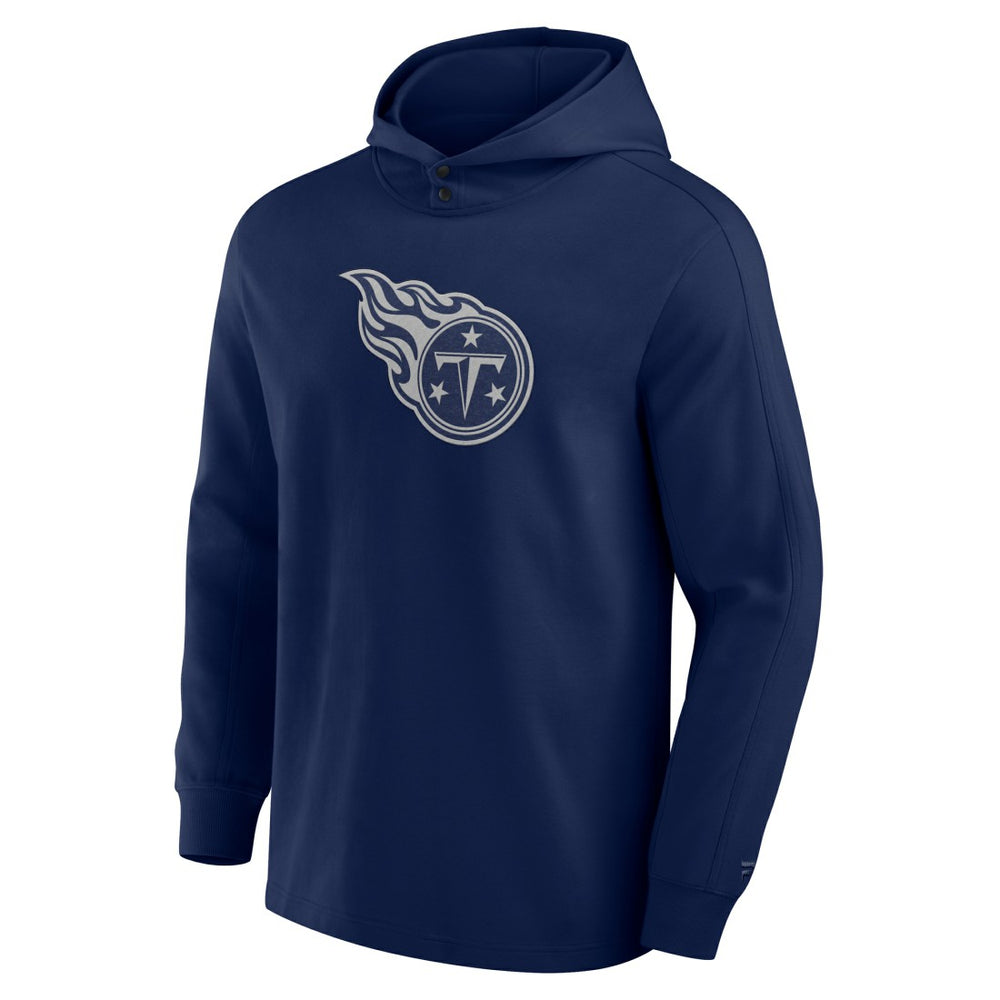 Tennessee Titans Elements Blaze Tri-Blend Long Sleeve Hoodie T-Shirt - Navy cheap