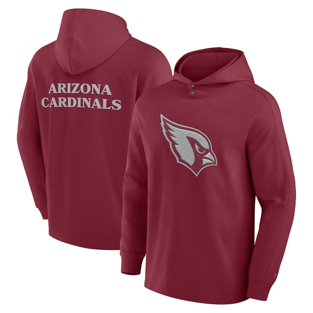 Arizona Cardinals Elements Blaze Tri-Blend Long Sleeve Hoodie T-Shirt - Cardinal for sale