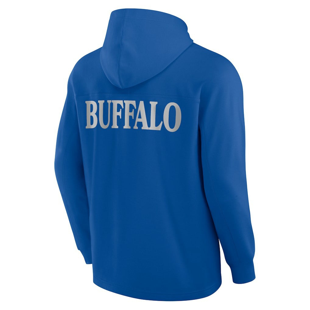 Buffalo Bills Elements Blaze Tri-Blend Long Sleeve Hoodie T-Shirt - Royal sale