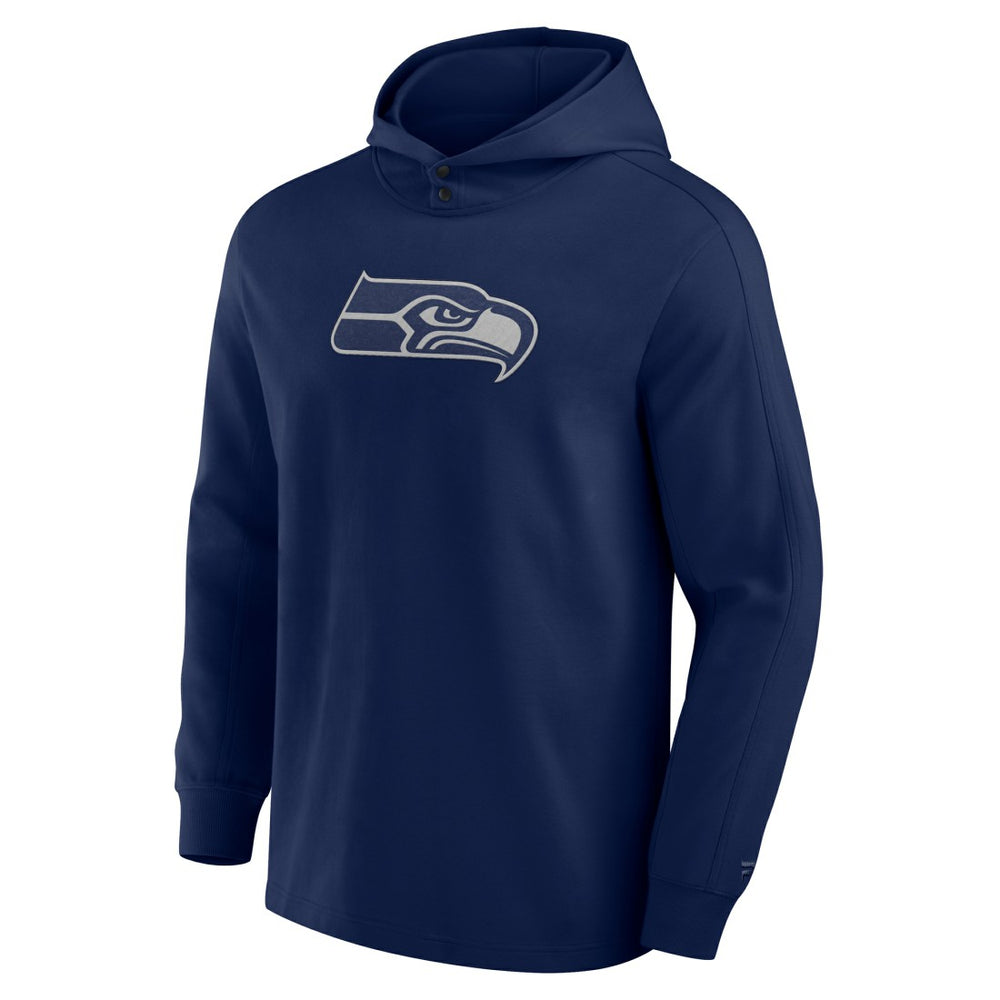 Seattle Seahawks Elements Blaze Tri-Blend Long Sleeve Hoodie T-Shirt - College Navy for sale