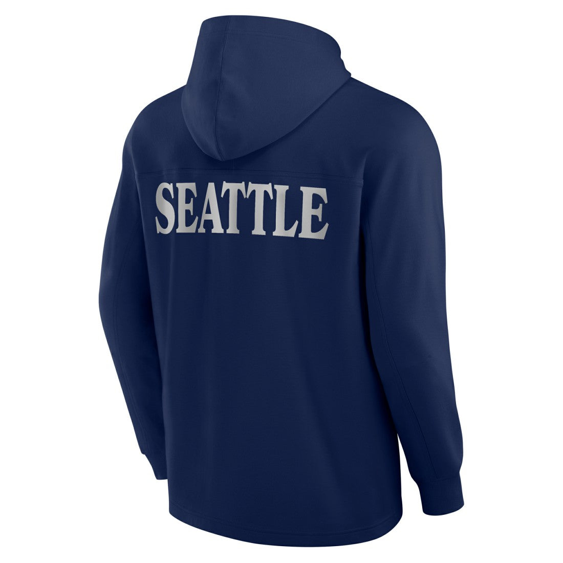 Seattle Seahawks Elements Blaze Tri-Blend Long Sleeve Hoodie T-Shirt - College Navy for sale