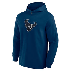Houston Texans Elements Blaze Tri-Blend Long Sleeve Hoodie T-Shirt - Navy online