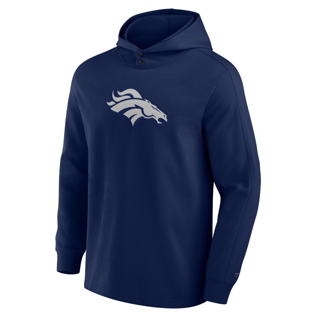 Denver Broncos Elements Blaze Tri-Blend Long Sleeve Hoodie T-Shirt - Navy on sale
