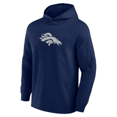Denver Broncos Elements Blaze Tri-Blend Long Sleeve Hoodie T-Shirt - Navy on sale