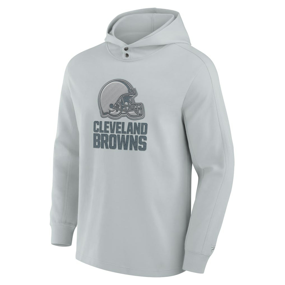 Cleveland Browns Elements Blaze Tri-Blend Long Sleeve Hoodie T-Shirt - Gray outlet