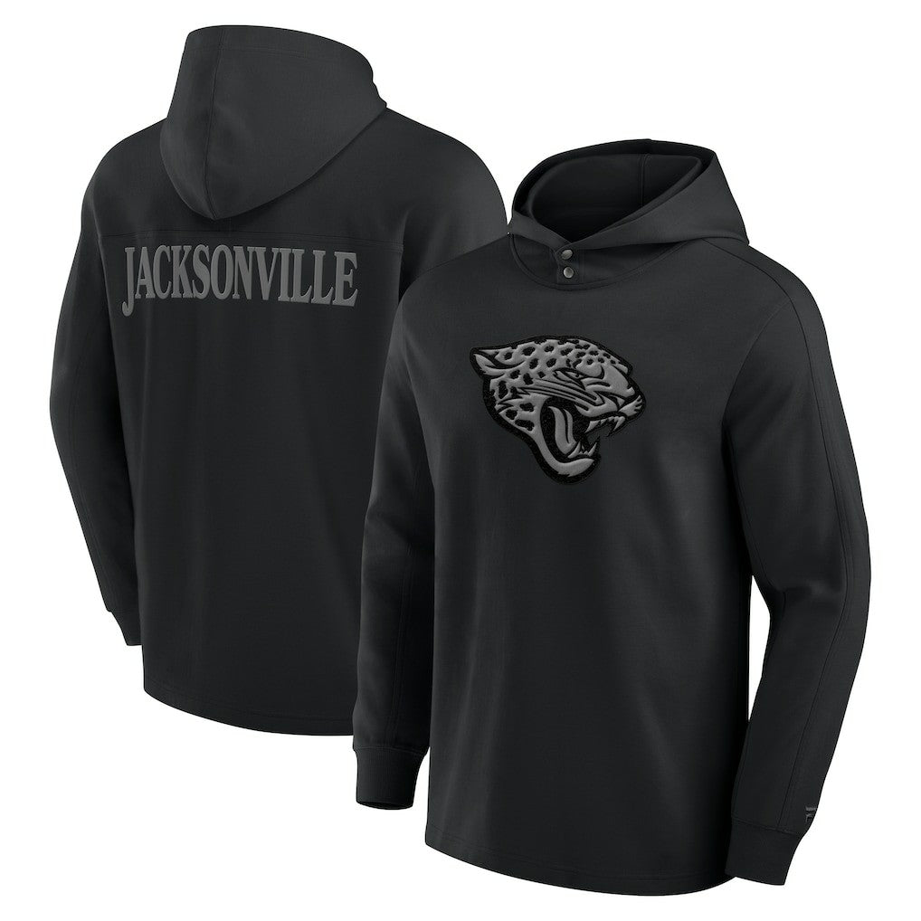 Jacksonville Jaguars Elements Blaze Tri-Blend Long Sleeve Hoodie T-Shirt - Black for sale