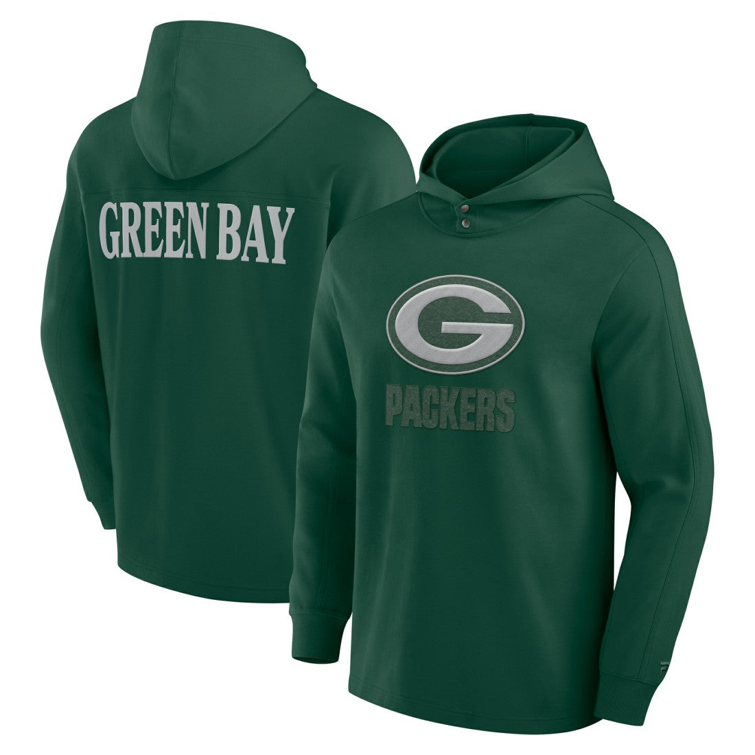 Green Bay Packers Elements Blaze Tri-Blend Long Sleeve Hoodie T-Shirt - Green online